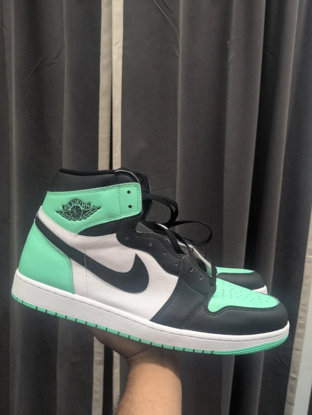 Men's Air Jordan 1 Retro High OG 'Green Glow' - DZ5485 130 Size 16 NWOB